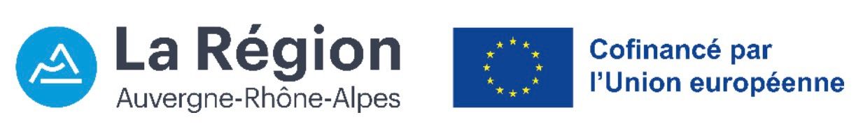 La Région Auvergne Rhone Alpes Cofinancé par l'union européenne Aide