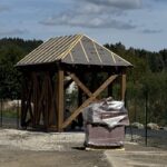 chantier charpente, façade traditionnelle couverture